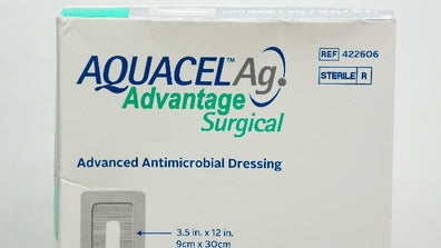 ConvaTec 422606 Aquacel Ag Antimicrobial Dressing 3.5inch x 12inch(x)- Box of 10